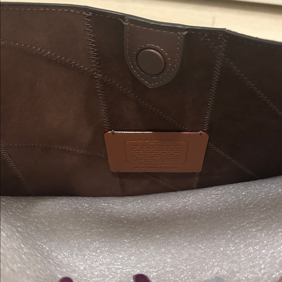 Coach (NWT) Shoulder Bag 39 with Snakeskin Patchwork - Picture 13 of 17